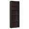 Monarch Specialties Bookshelf, Bookcase, 6 Tier, 72"H, Office, Bedroom, Laminate, Brown, Transitional I 7467 - alternate 1